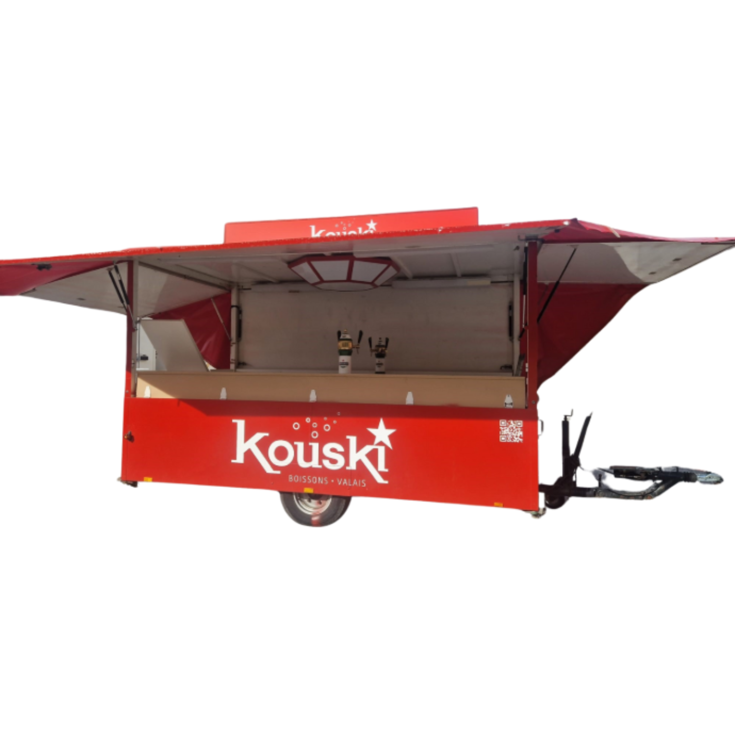 Remorque de débit manifestation (pub)