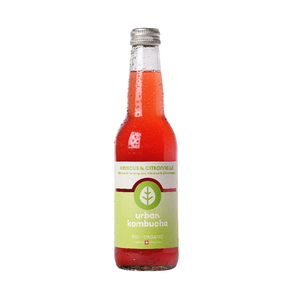Urban Kombucha Citronnelle-Hibiscus bio*