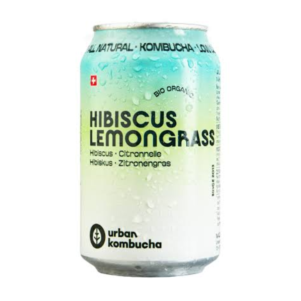 Urban Kombucha Citronnelle-Hibiscus Bio Boîte*
